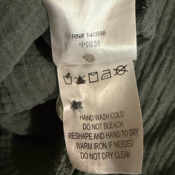 Tavik Swimwear Caden Romper Cove Gray Olive Green Cover Up - Picture 5 of 5